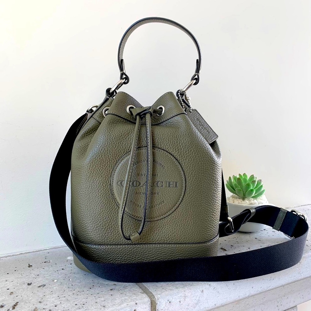 NEW Original Coach Dempsey Drawstring Bag 👜🌿